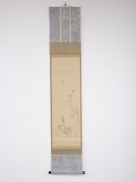 JAPANESE HANGING SCROLL / HAND PAINTED / SCENERY